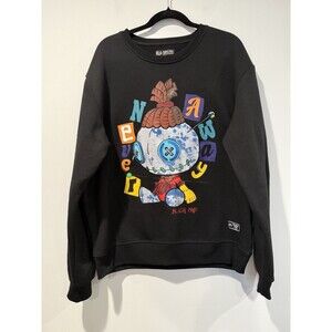 Black Pike Sweatshirt Mens XL Black Never Away Street Ragdoll Voodoo Doll Travel
